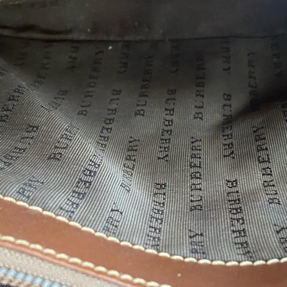 Authentic Burberry London Haymarket Check Italian Tote Handbag - Picture 10 of 10